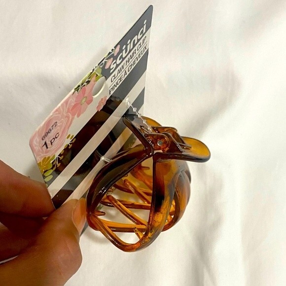 Scunci All-Day Hair Clips-Brown (Set of 2) - Picture 2 of 2